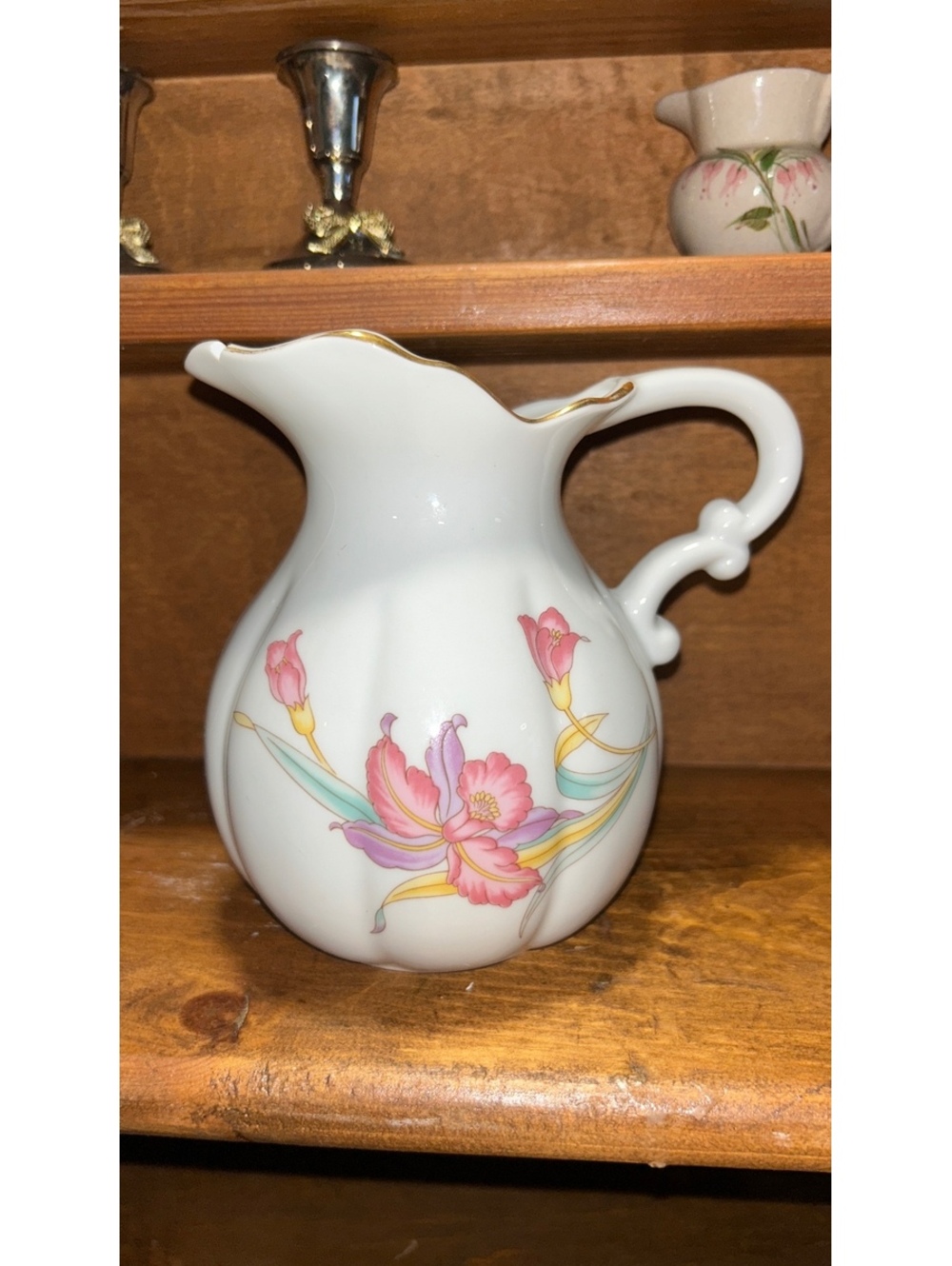 Small Floral Pitcher - Picture 3 of 3